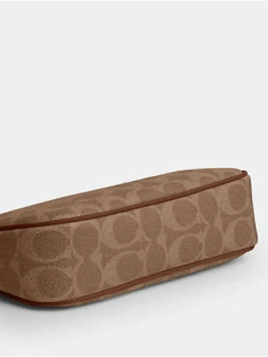 Coach Nolita 19 in Gold/Tan/Brown Signature Canvas Shoulder Bag - Women's Bag - Picture 6 of 10